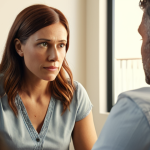 **

A therapist attentively listening to a client in a warmly lit, comfortable office. The client is sharing a personal story with a thoughtful expression. Emphasize trust and confidentiality. Focus on creating a safe and supportive atmosphere. Style: Realistic, empathetic.

**
