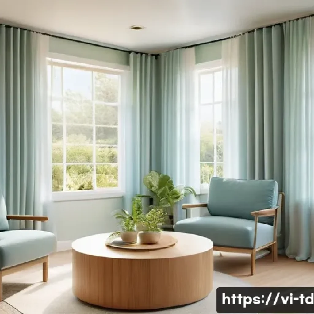 자서전적 치료법의 효과를 높이는 환경 설정 - A cozy, tranquil therapy room designed for storytelling therapy, featuring soft natural light filter...
